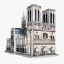 Wrebbit Puzzle Sestavljanke 3D 830 Francija Paris  " Katedrala  Notre Dame "