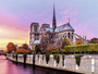 RAVENSBURGER PUZZLE Sestavljanke  1500 Francija  " Notre Dame, Paris "