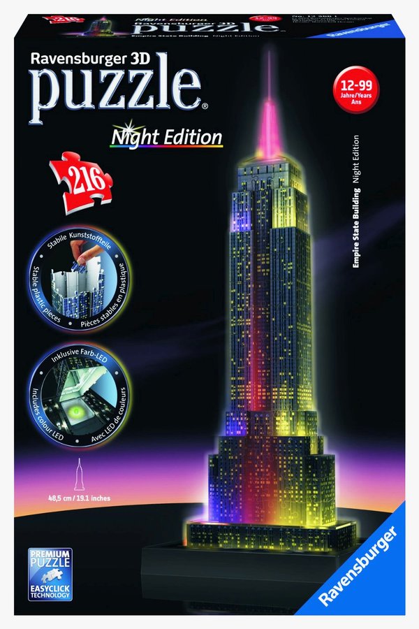   " Empire State Building ponoči "
