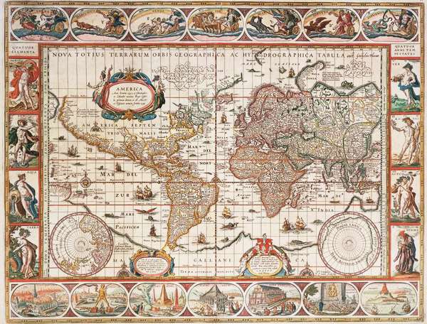  " Antična Karta Sveta 1650 "