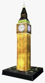 Ravensburger Puzzle Sestavljanka 3 D 216  Velika Britanija London  " Big Ben "  Night Edition