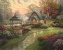 SCHMIDT SPIELE PUZZLE SESTAVLJANKE 1000 Thomas Kinkade: " Hiša z vodnjakom "
