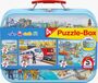 SCHMIDT PUZZLE Sestavljanke 4 v 1 " Prevozna sredstva - Vozila " 2×48 & 2×26