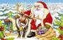 Castorland sestavljanke puzzle mini 80 " Božiček na obisku "
