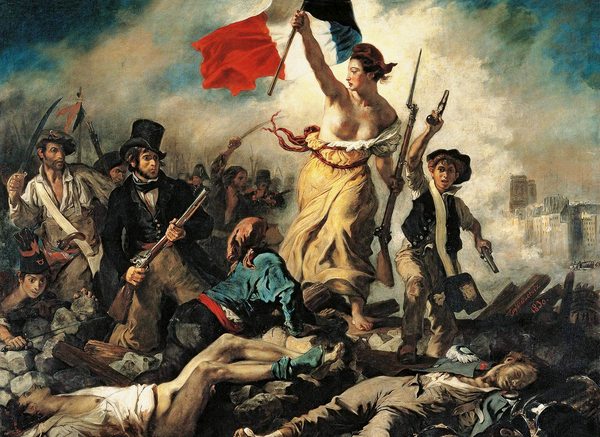 Delacroix Eugene  " Liberté Guidant le Peuple "