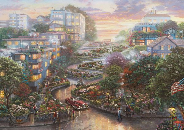 " San Francisco, Lombard Street II "