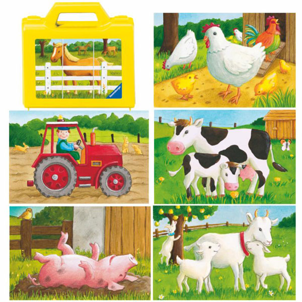 Ravensburger Puzzle kocke  " Na kmetiji je veselo "