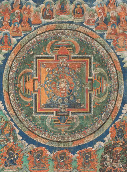 " Tibetanska Mandala "